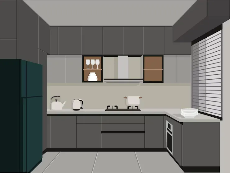 Modular Kitchen Design in Dhansuli raipur